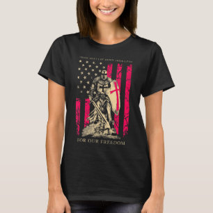 Kreuzfahrer Knight Templar Krieger Gottes Amerika T-Shirt