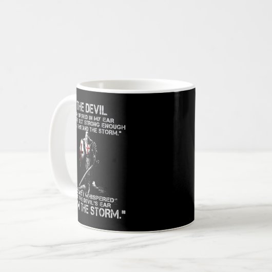 Kreuzfahrer Knight Templar Krieger Gottes Ich bin Kaffeetasse (Vorderseite Links)