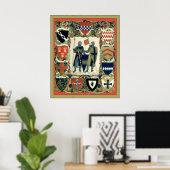 Kreuzfahrer Knights Poster (Heimbüro)