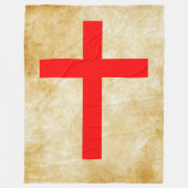 KREUZFAHRER-KREUZ FLEECEDECKE (Vorderseite)