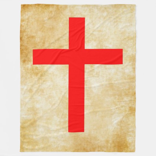 KREUZFAHRER-KREUZ FLEECEDECKE (Vorderseite)