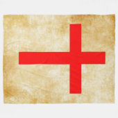 KREUZFAHRER-KREUZ FLEECEDECKE (Vorderseite (Horizontal))