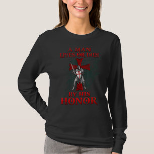 Kreuzfahrer Krieger Christi Ritter Tempar Kreuz T-Shirt