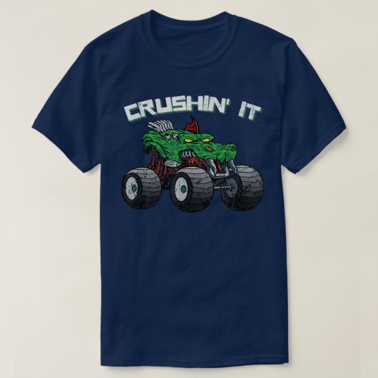 Kreuzfahrer-Monster Vintager Retro 270 T-Shirt (Design vorne)