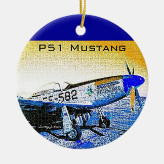 "Kreuzfahrer" P51 Mustang © 2009 S.J. Keramikornament