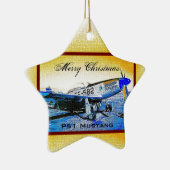 "Kreuzfahrer" P51 Mustang © 2009 S.J. Keramikornament (Rechts)