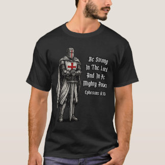 Kreuzfahrer Ritter Shirt, Christliche Mens Teutoni T-Shirt