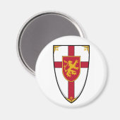 Kreuzfahrer-Ritterschildmagnet Magnet (Vorderseite/Rückseite)