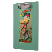 Kreuzfahrer-Tabak LabelPetersburg, VA Klemmbrett (Links)