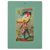 Kreuzfahrer-Tabak LabelPetersburg, VA Klemmbrett (Rückseite)