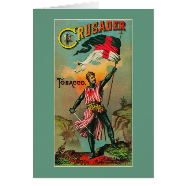 Kreuzfahrer-TabaklabelPetersburg, VA (Vorne)