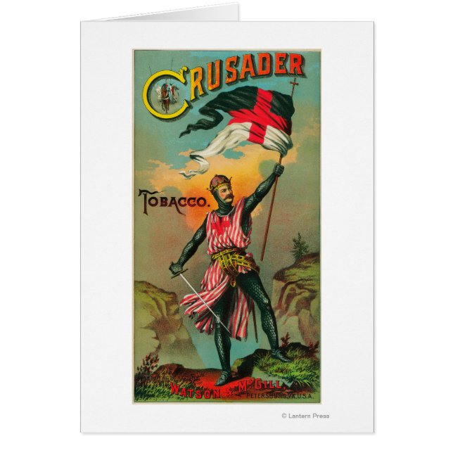 Kreuzfahrer-TabaklabelPetersburg, VA (Vorne)