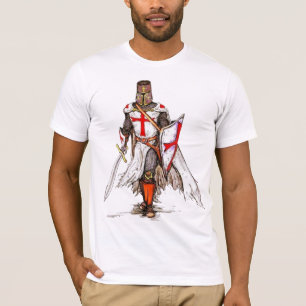 Kreuzfahrerritter mittelalterlichen T-Shirt