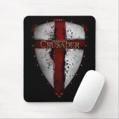 Kreuzfahrerschild - Mausmatte Mousepad (Mit Mouse)