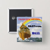 Kreuzfahrt-Abzeichen Button (Vorne & Hinten)