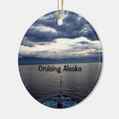 Kreuzfahrt Alaska Keramik Ornament (Links)