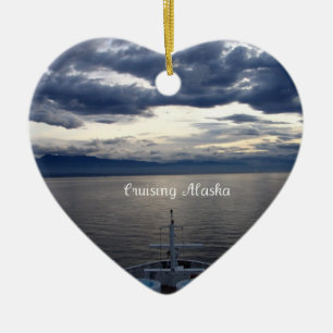 Kreuzfahrt Alaska Keramik Ornament
