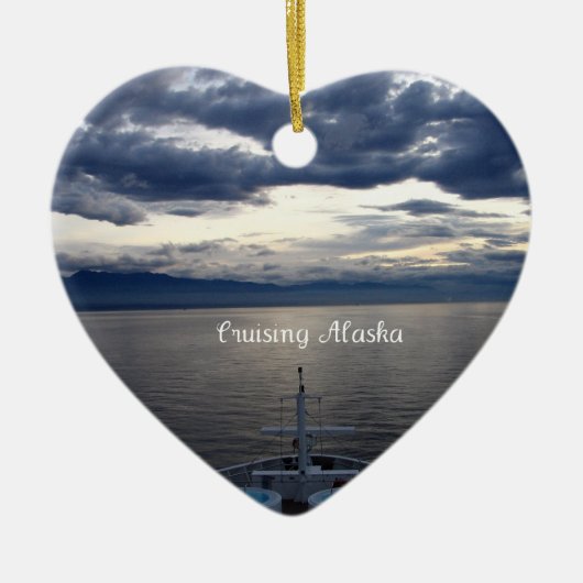 Kreuzfahrt Alaska Keramik Ornament (Vorne)