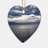 Kreuzfahrt Alaska Keramik Ornament (Links)