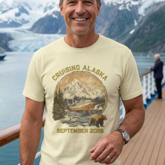 Kreuzfahrt Alaska Retro Not leidendes Schiff Einsc T-Shirt