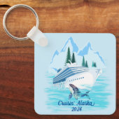 Kreuzfahrt Alaska Schlüsselanhänger (Vorderseite)