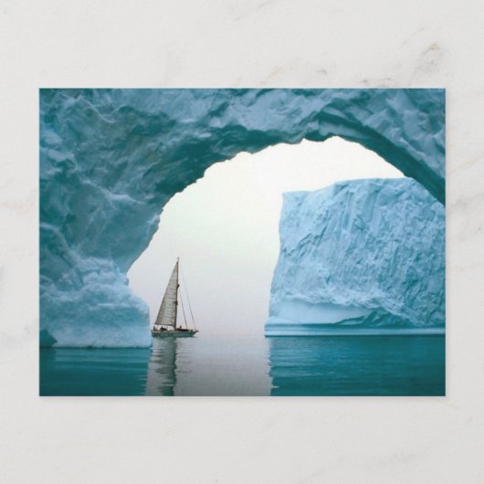 Kreuzfahrt Antarktis Postkarte (Vorderseite)