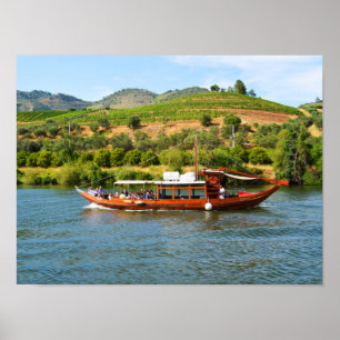 Kreuzfahrt auf dem Fluss Douro in Portugal Poster