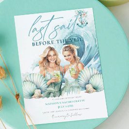 Kreuzfahrt Bachelorette Letztes Segel vor dem Schl Einladung