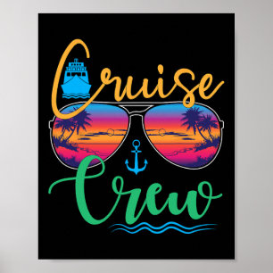 Kreuzfahrt Besatzung 2025 Familienurlaub Strand pa Poster