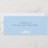 Kreuzfahrt Boarding Hochzeit Einladung (Rückseite)