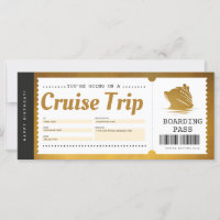 Kreuzfahrt Boarding Pass Ticket Gutschein
