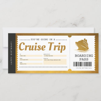Kreuzfahrt Boarding Pass Ticket Gutschein