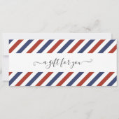 Kreuzfahrt Boarding Pass Ticket Gutschein Einladung (Rückseite)