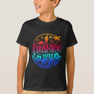 Kreuzfahrt Crew 2025 Familie Freunde Urlaub passen T-Shirt
