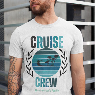 Kreuzfahrt-Crew Individuelle passende Familienzusa T-Shirt