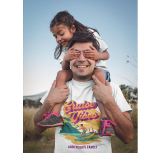 Kreuzfahrt-Crew Sommer Familienzusammenkunft Sonne T-Shirt