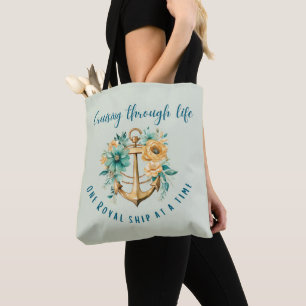 Kreuzfahrt der Royal Floral Tasche