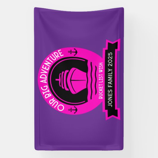 Kreuzfahrt der Schaufelliste Banner (Vertikal)