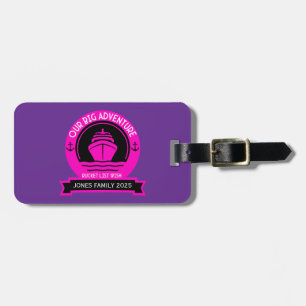 Kreuzfahrt der Schaufelliste Gepäckanhänger