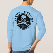 Kreuzfahrt-Direktor QAR (Lite-Farben) T-Shirt (Rückseite)