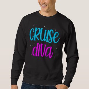 Kreuzfahrt Diva Familienreise Meer Reise Sommerurl Sweatshirt