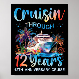 Kreuzfahrt durch 12 Jahre 12. Jubiläums-Kreuzfahrt Poster