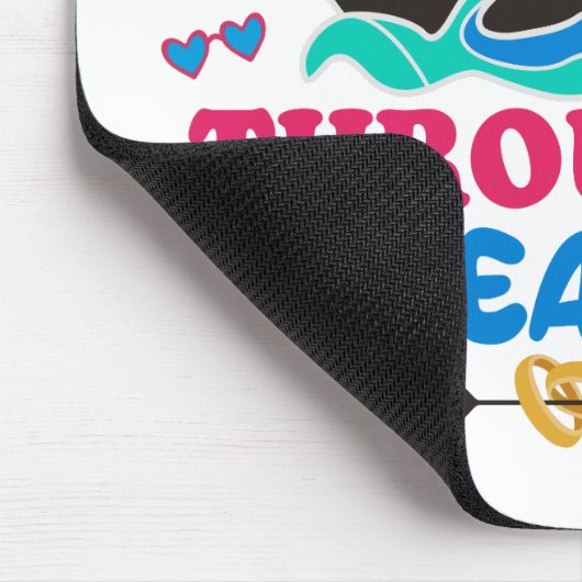 Kreuzfahrt durch 5 Jahre Hochzeit Mousepad (Ecke)