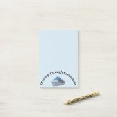 Kreuzfahrt durch maßgeschneidertes Geschenk für da Post-it Klebezettel (Auf Schreibtisch)