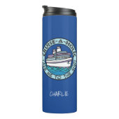 Kreuzfahrt-EIn-Holic Nametrommel Thermosbecher (Nach rechts gedreht)