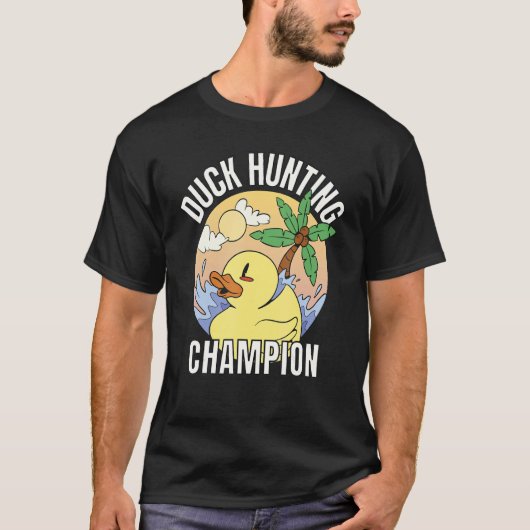 Kreuzfahrt Enten Enten Jagd Champion Rodelbahn T-Shirt (Vorderseite)