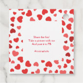 Kreuzfahrt Enten Tags Valentine Geschenkanhänger (Rückseite)