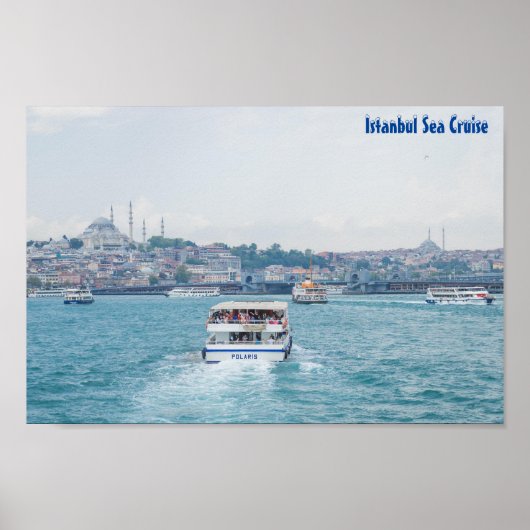 Kreuzfahrt/Fährüberquerung von Istanbul Poster (Vorne)