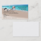 Kreuzfahrt-Flugzeug-Zug-Reisebüro-Visitenkarte Visitenkarte (Vorne/Hinten)