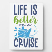 Kreuzfahrt Fotoplatte (Vorderseite)